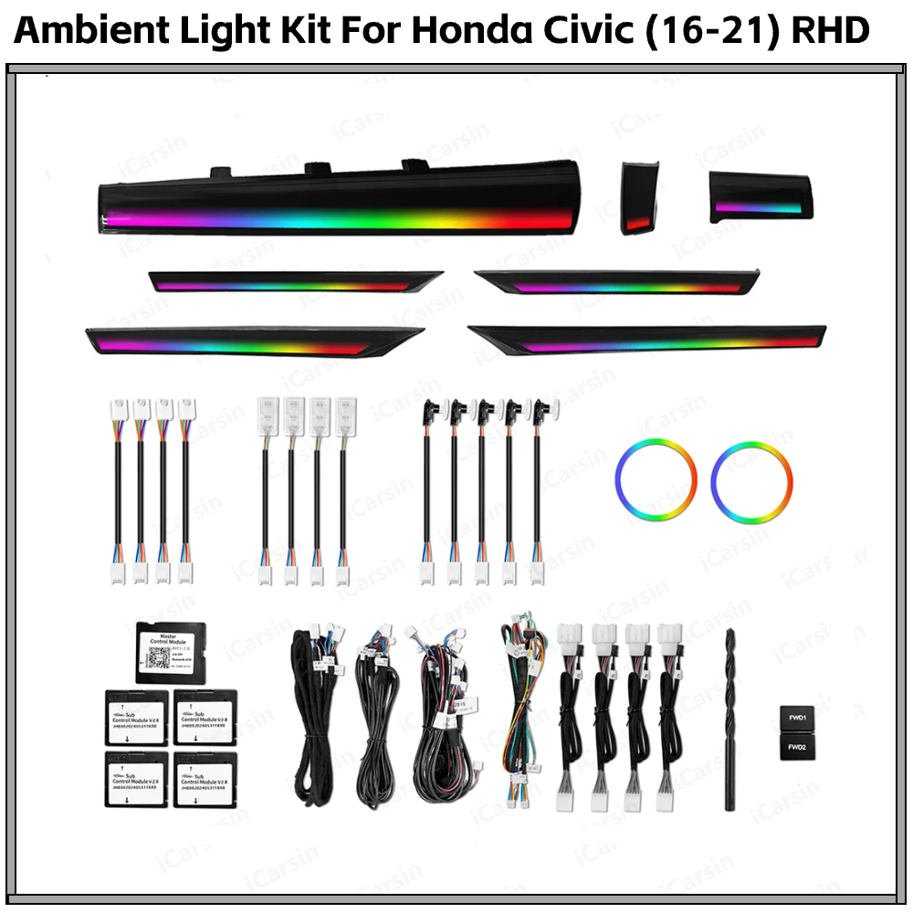 Car Accessories Light - Right Hand Drive Car Ambient Light