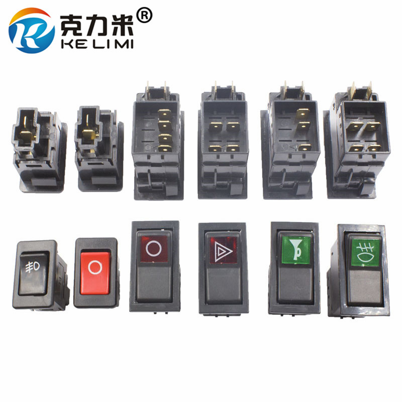 Car Accessories Online - KELIMI Car-styling Modified Rocker Switch Button
