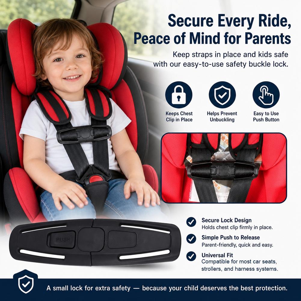 Car Child Safety Seat Strap Cl - Car Accessories For Baby 评论和价格