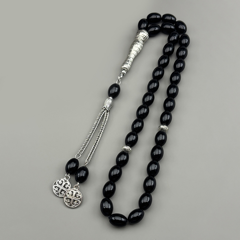 33Pcs Glass Rosary Muslim Pray - Car Accessories Dubai 评论和价格