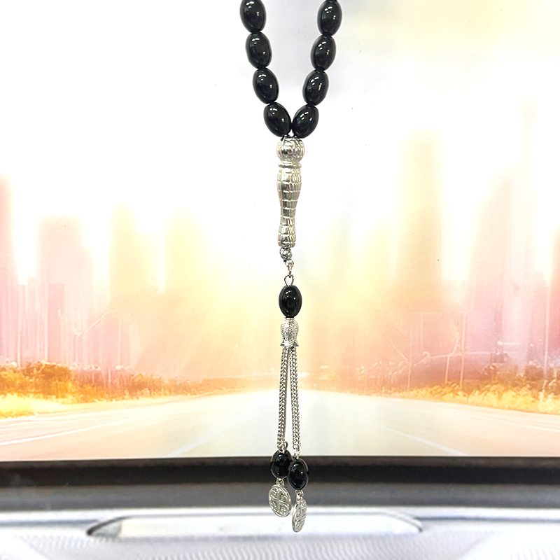 33Pcs Glass Rosary Muslim Pray - Car Accessories Dubai 评论和价格