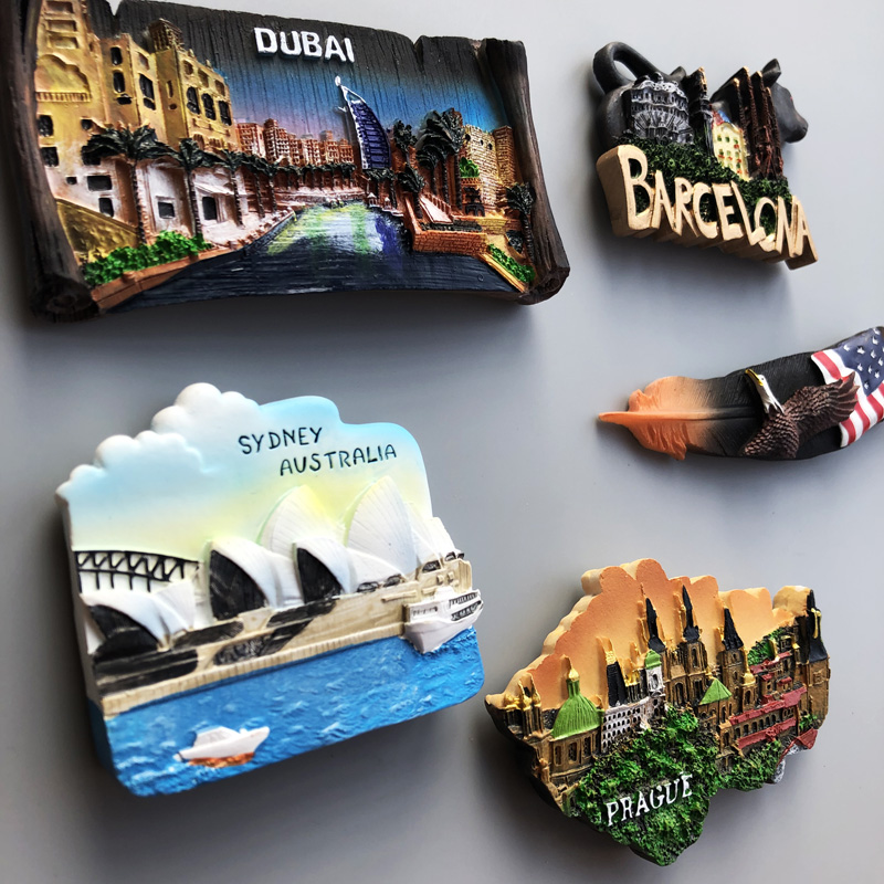 Souvenir Country Fridge Magnet - Car Accessories Dubai 评论和价格