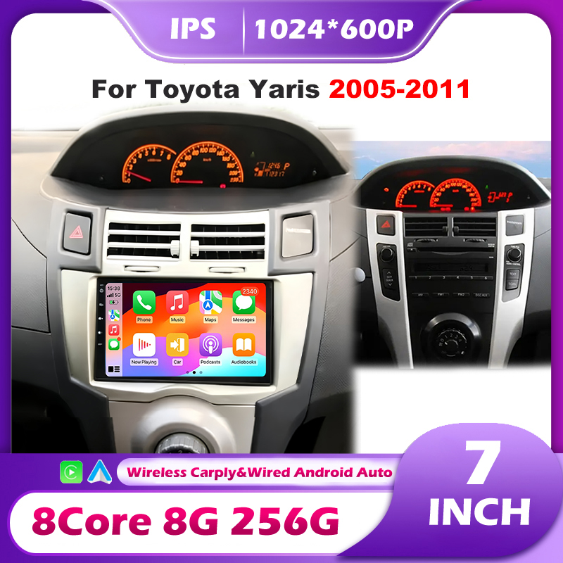 7' For Toyota Yaris 2005-2011  - Car Accessories Online 评论和价格