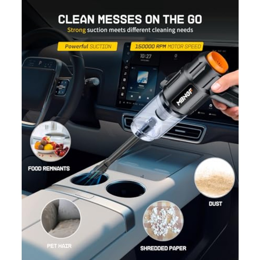 Portable Cordless Car Vacuum w - Car Vacuum Cleaner 评论和价格