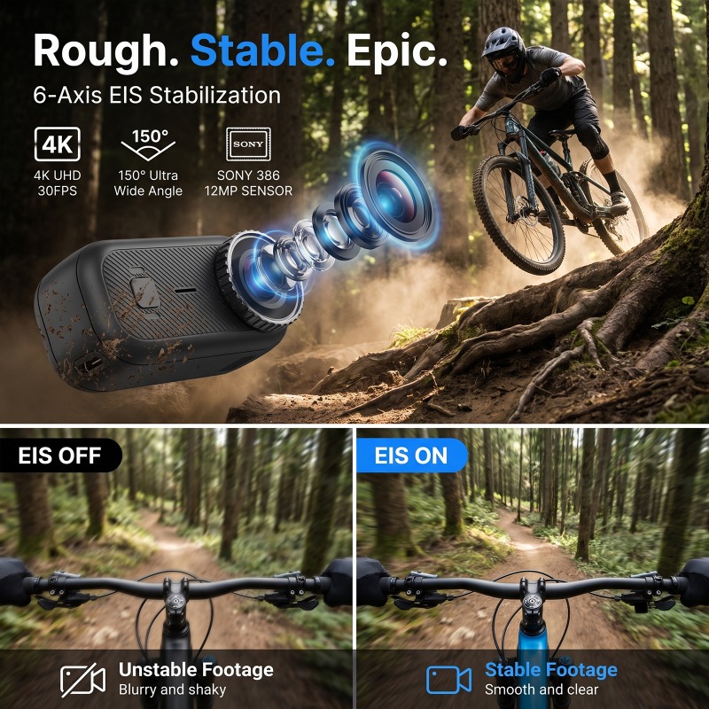 APEX Action 4K Camera  Mini PO - Car Accessories Online 评论和价格
