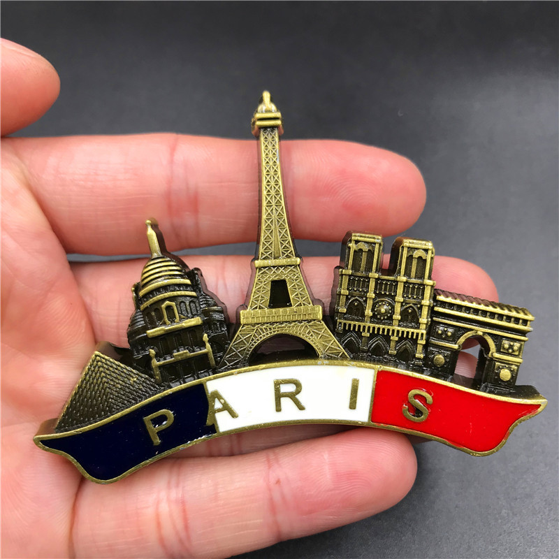 France Paris Metal 3D Cute Mag - Car Accessories Dubai 评论和价格