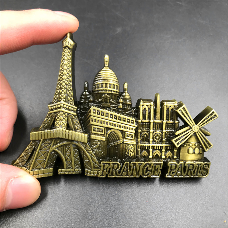 France Paris Metal 3D Cute Mag - Car Accessories Dubai 评论和价格