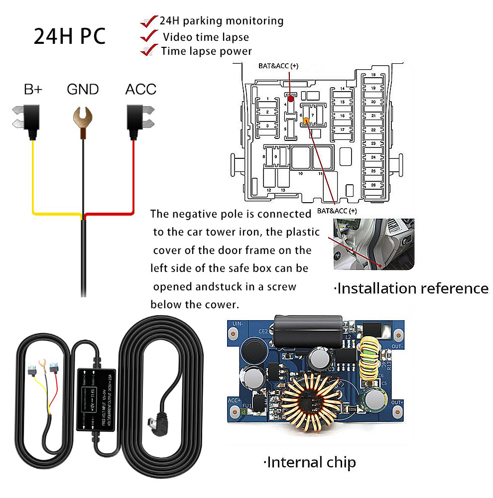 HGDO Dash Cam Hard Wire Kit Mi - Car Accessories Online 评论和价格