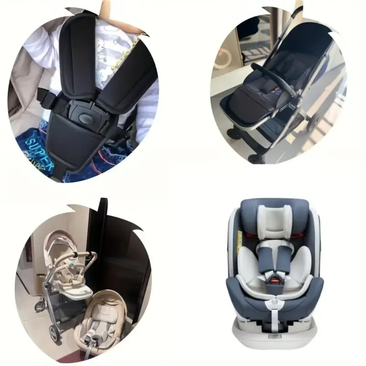 Baby Car Seat Belt Pads Univer - Car Accessories For Baby 评论和价格
