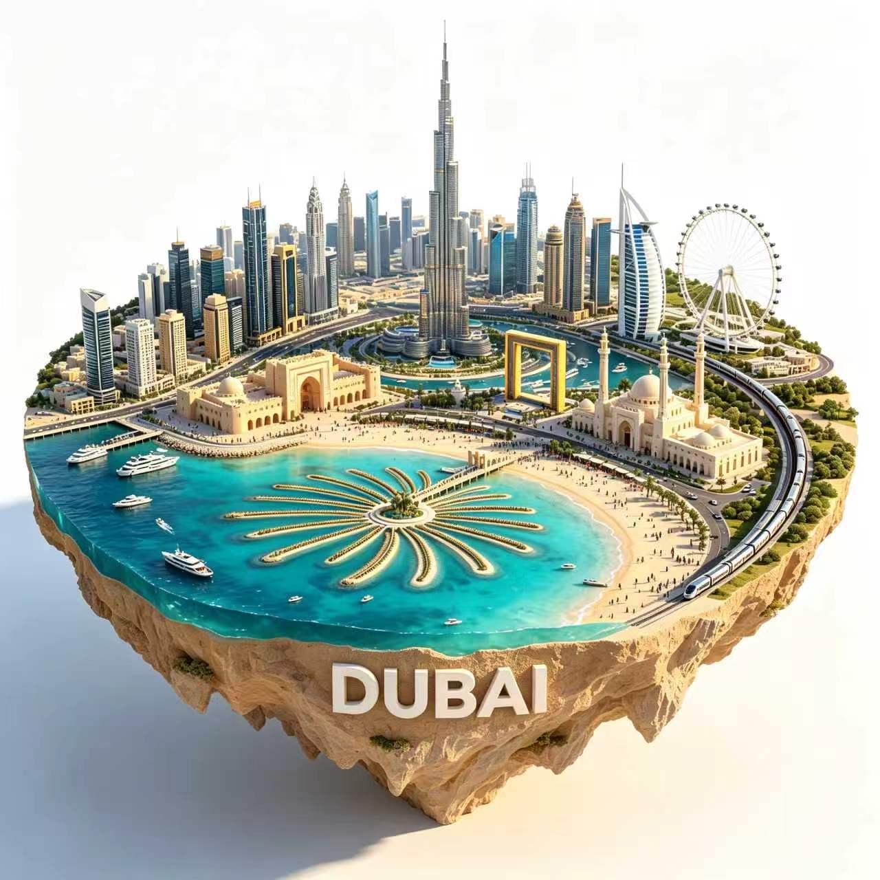 Dubai Fridge Magnets Metal All - Car Accessories Dubai 评论和价格