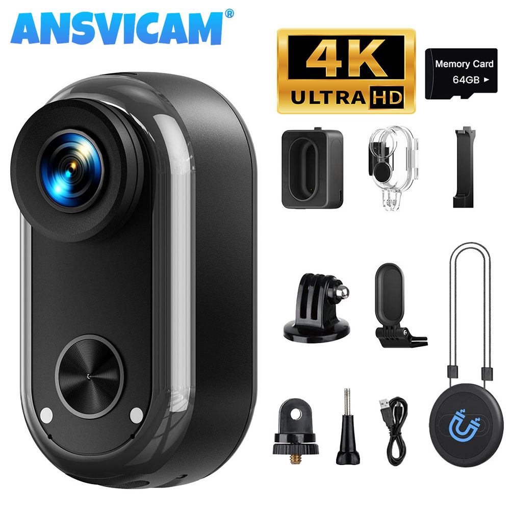 ANSVICAM 4K HD Mini Wifi Actio - Car Accessories Online 评论和价格