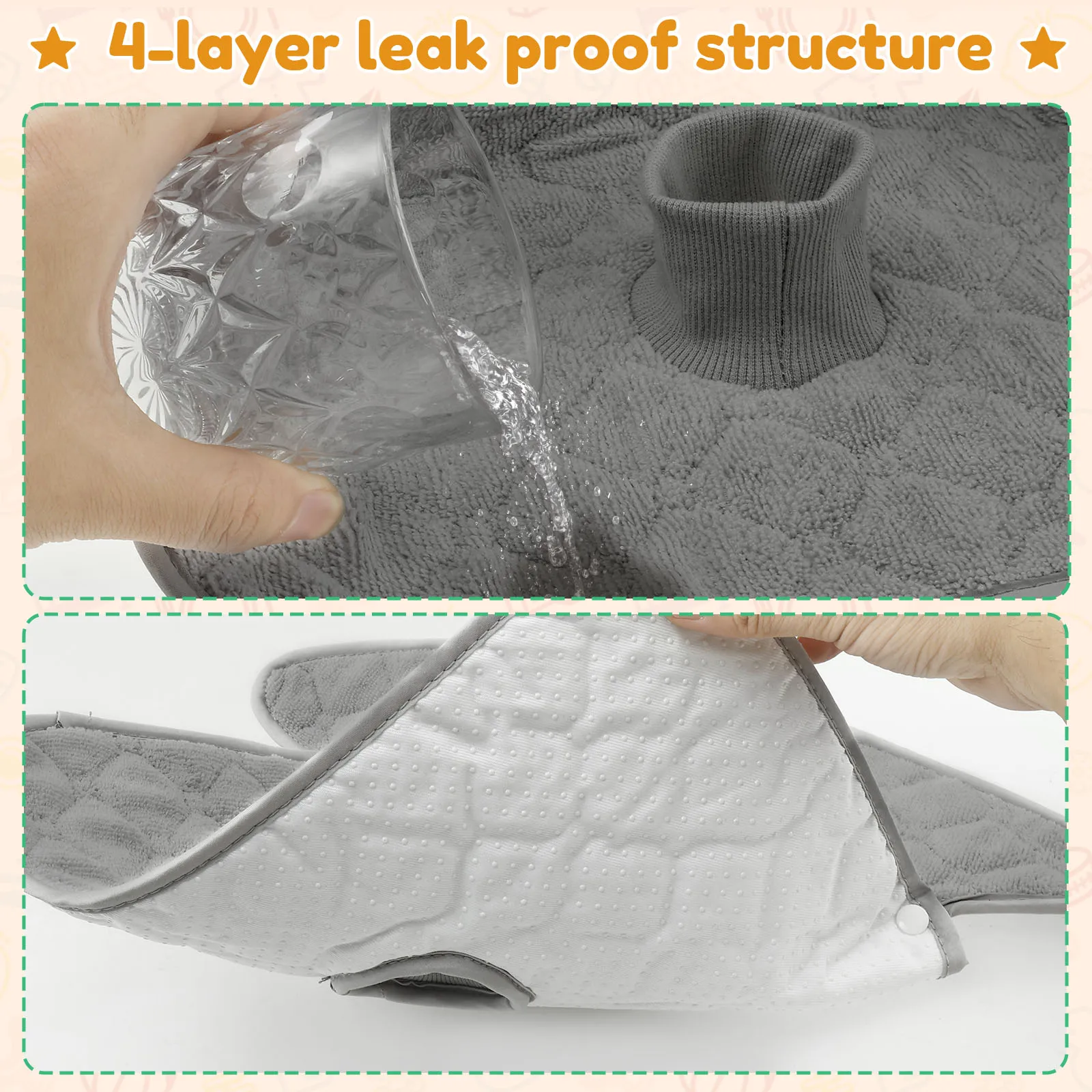 2 Pcs Baby Piddle Pad Polyeste - Car Accessories For Baby 评论和价格