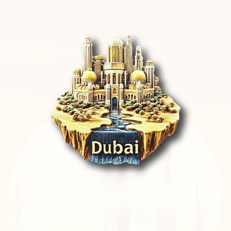 Dubai Oasis Fridge Magnet - 3D - Car Accessories Dubai 评论和价格