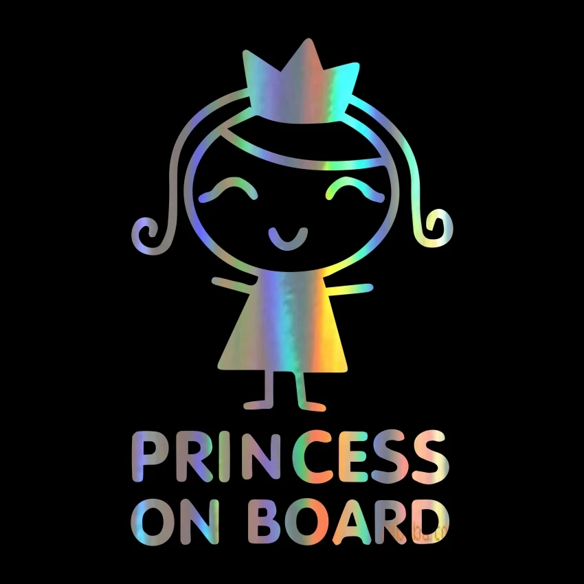 Car Stickers Personality Princ - Car Accessories For Baby 评论和价格