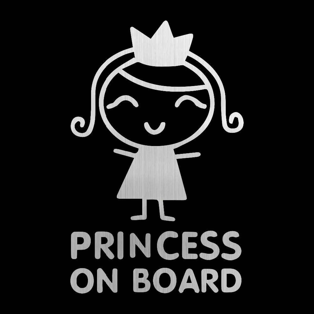 Car Stickers Personality Princ - Car Accessories For Baby 评论和价格