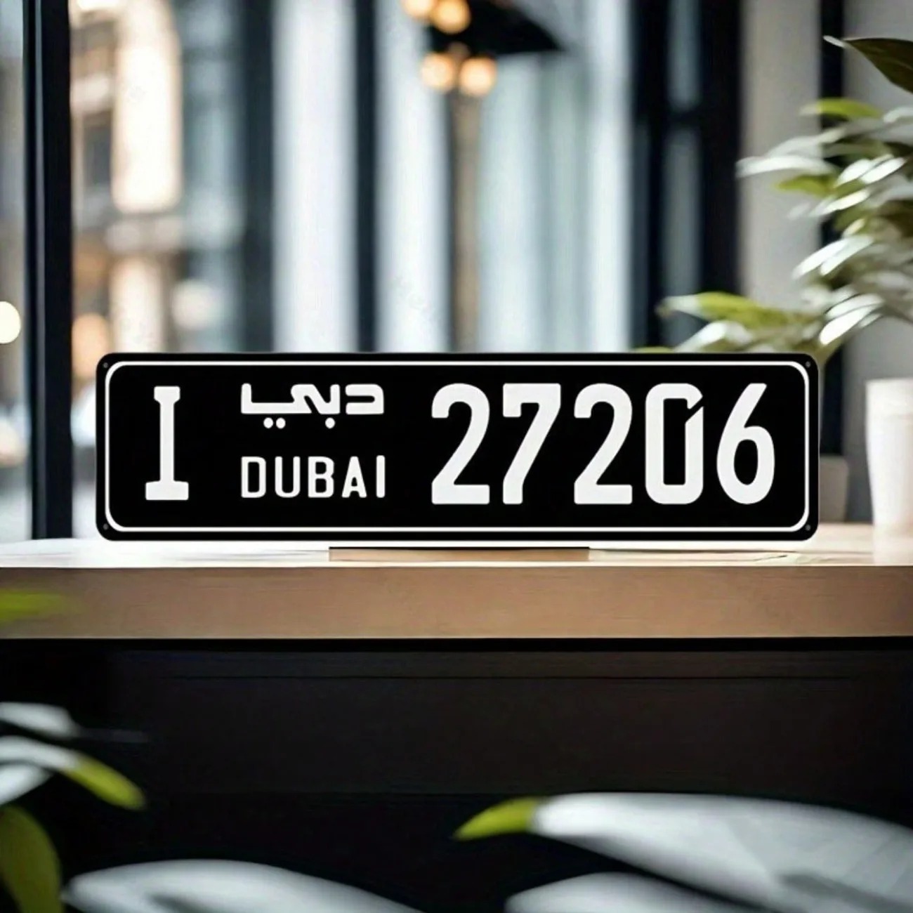 Engraved Aluminum Dubai‑Themed - Car Accessories Dubai 评论和价格
