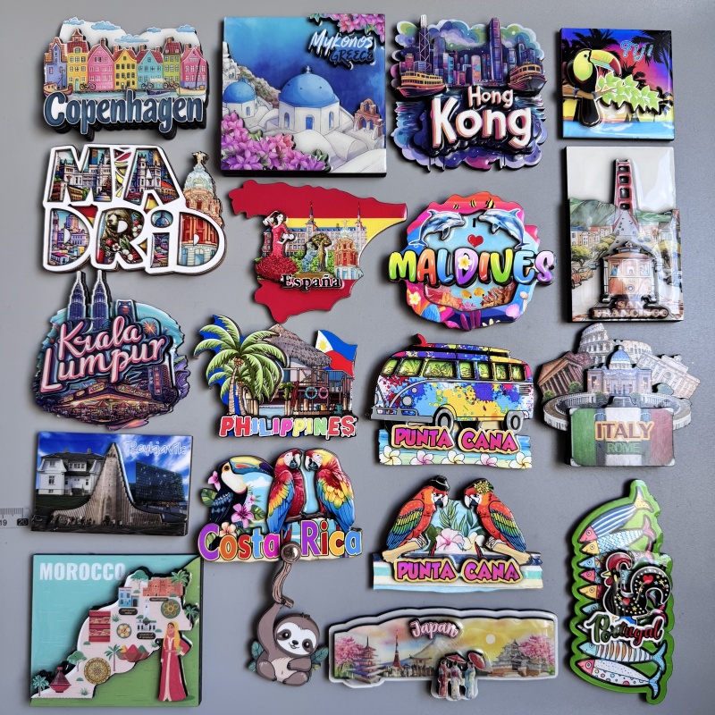 Wood Fridge Magnets Denmark GR - Car Accessories Dubai 评论和价格