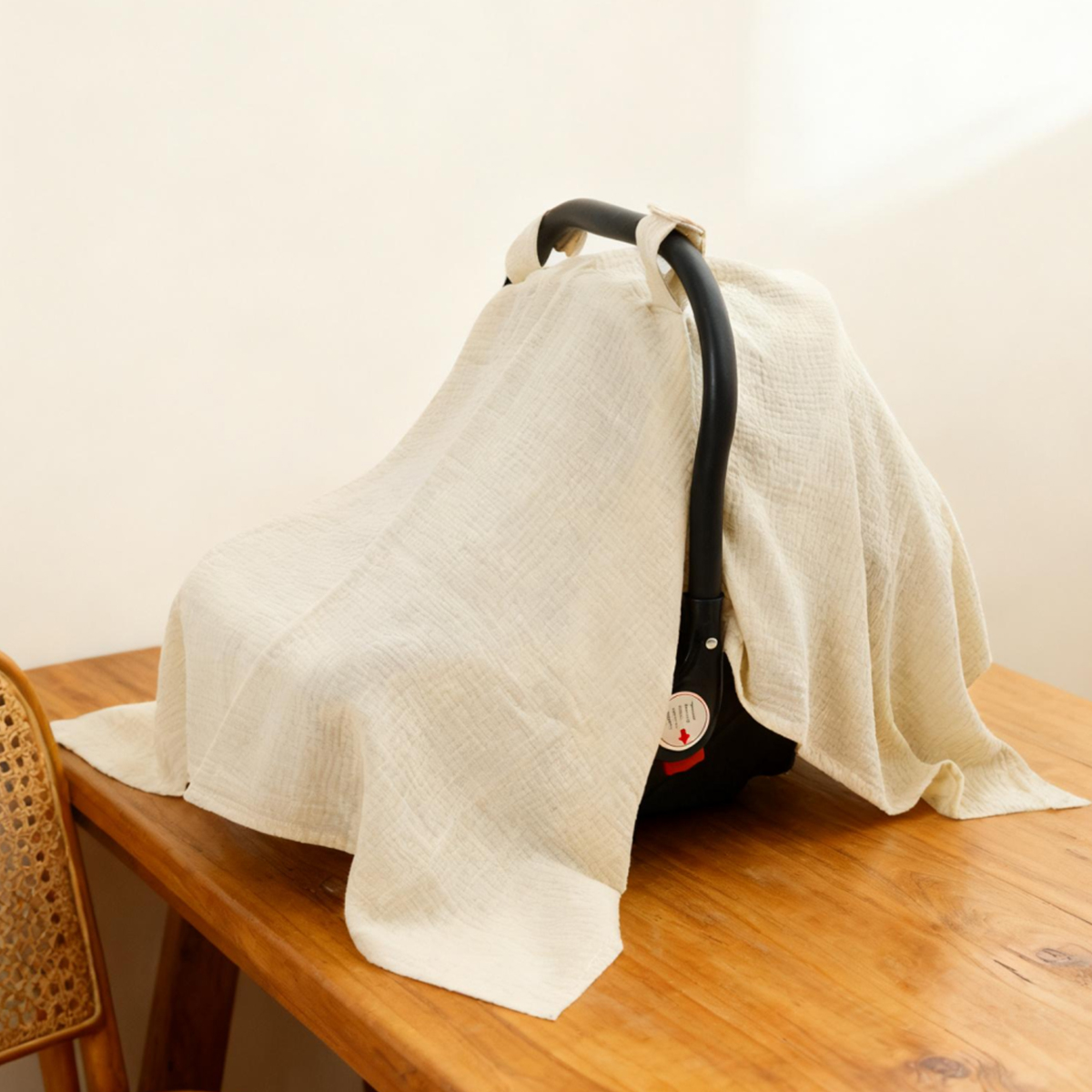 2025 Solid Color Baby Muslin C - Car Accessories For Baby 评论和价格