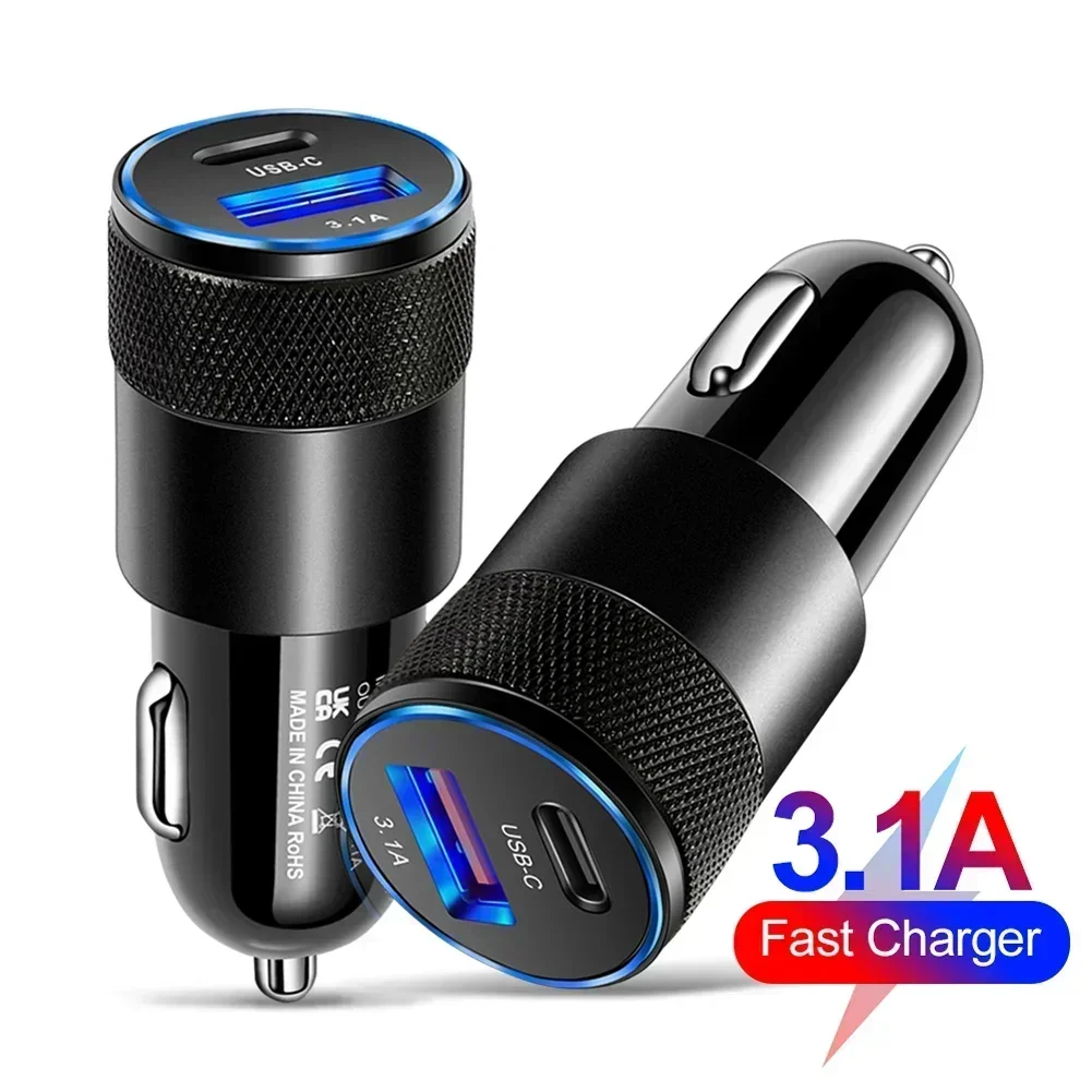 1PCS 65W USB Car Charger Quick - Car Accessories Quick Delivery 评论和价格