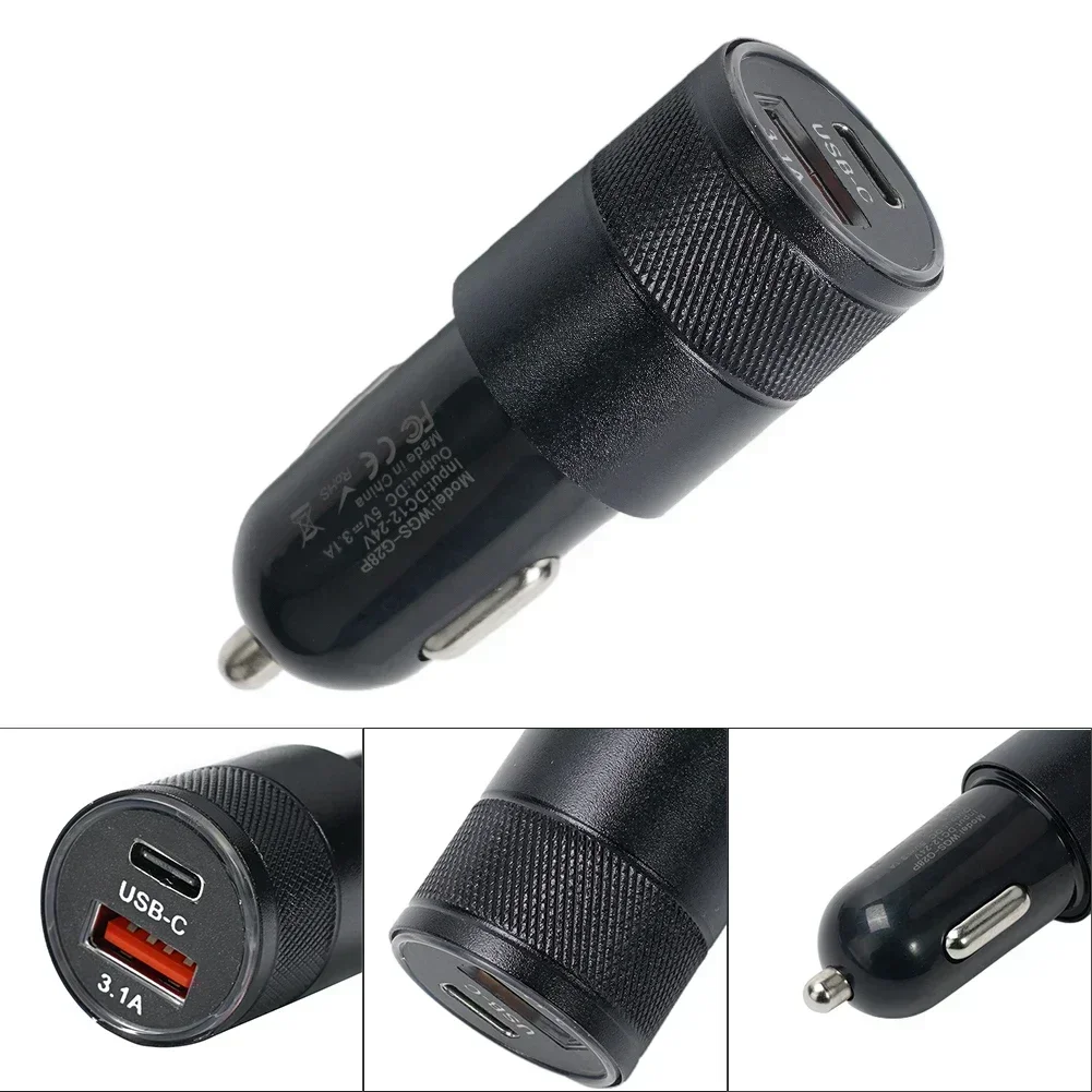 1PCS 65W USB Car Charger Quick - Car Accessories Quick Delivery 评论和价格